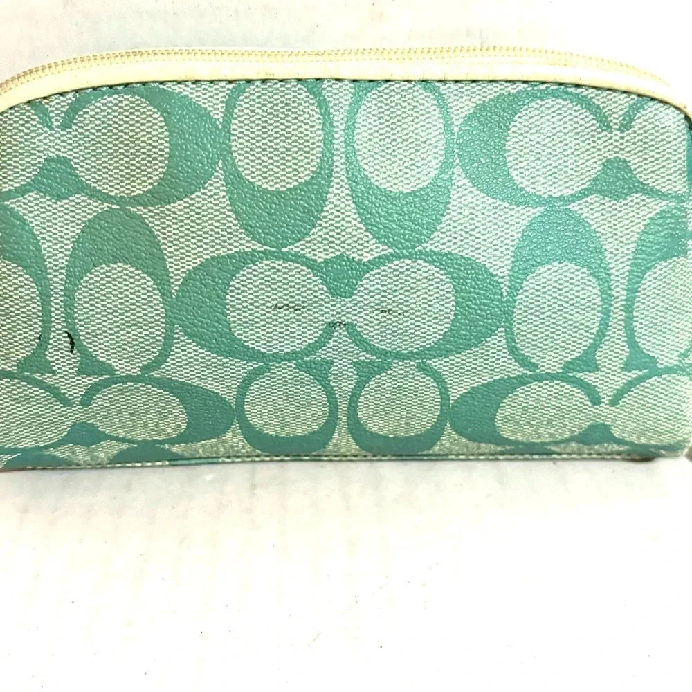 Coach CC signature print canvas wallet